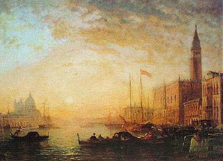 The Grand Canal in Venice,, Felix Ziem